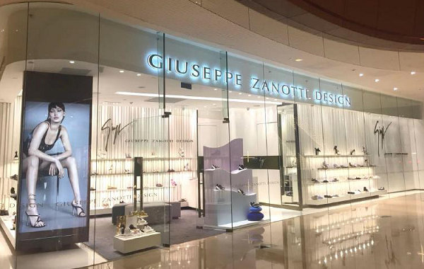 青島 Giuseppe Zanotti（GZ）專賣店、門店