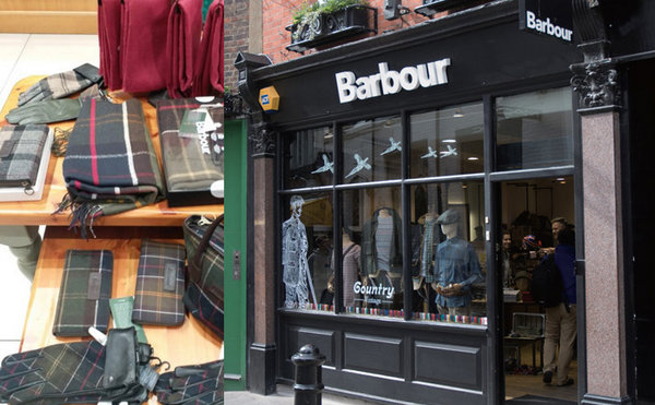 南京 Barbour 專賣店、實(shí)體店