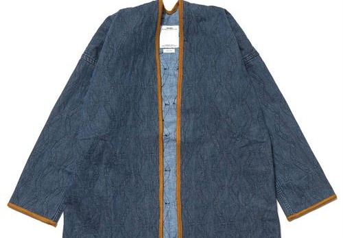 visvim 推出 2017 秋冬全新藍(lán)染竹紋 Sanjuro Kimono 外套，具有濃郁的日式和風(fēng)單品