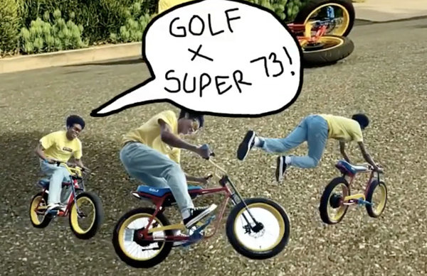 GOLF WANG x SUPER 73 聯(lián)名電動(dòng)車即將亮相，標(biāo)志性色彩搭配