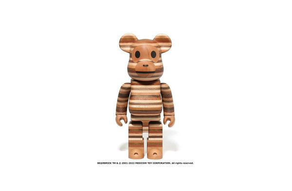 Bape x Karimoku 全新聯(lián)名 BE@RBRICK 玩偶搶先預(yù)覽